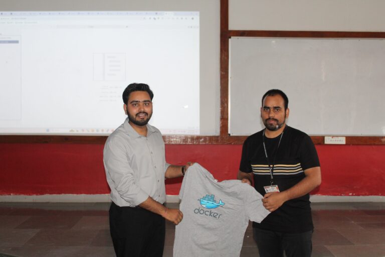 Expert Talk on Docker in Chandigarh University